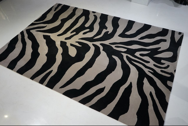 Animal print rug