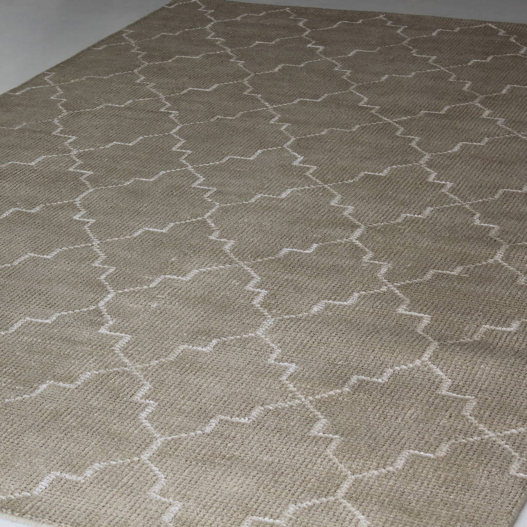 Geometric Mocca rug