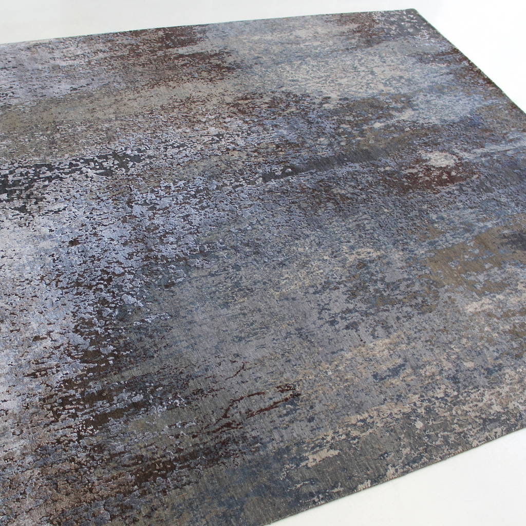 Steel blue rug