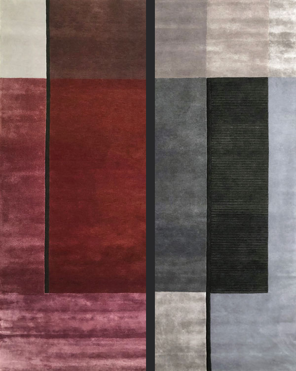 Geometric Luxury Rugs The Rug, Red And Grey Rugs The Range