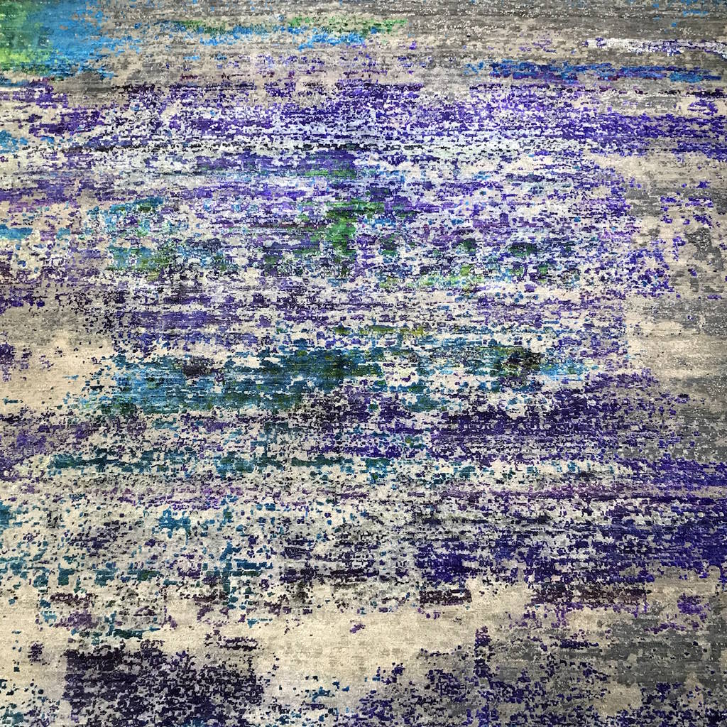 Modern violet rug
