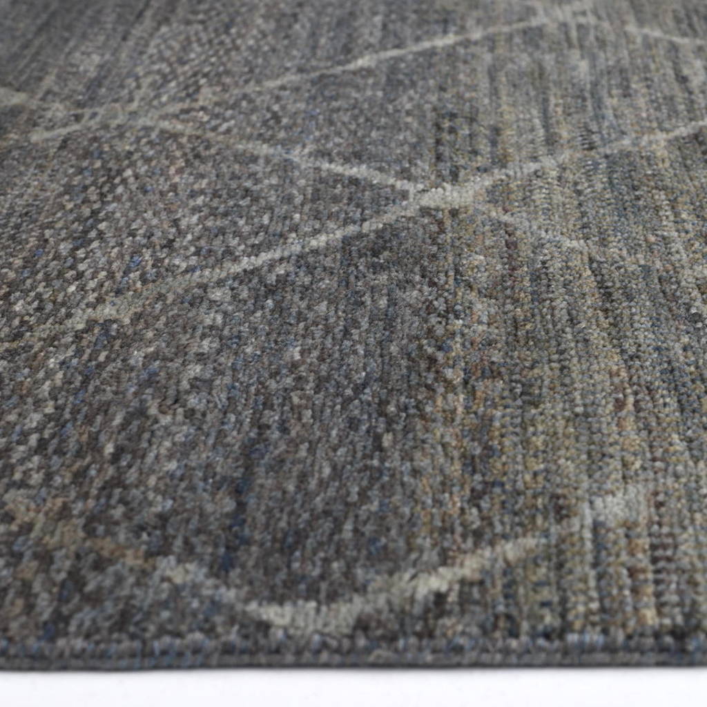 grey and browns Moroccan striped luxury rug