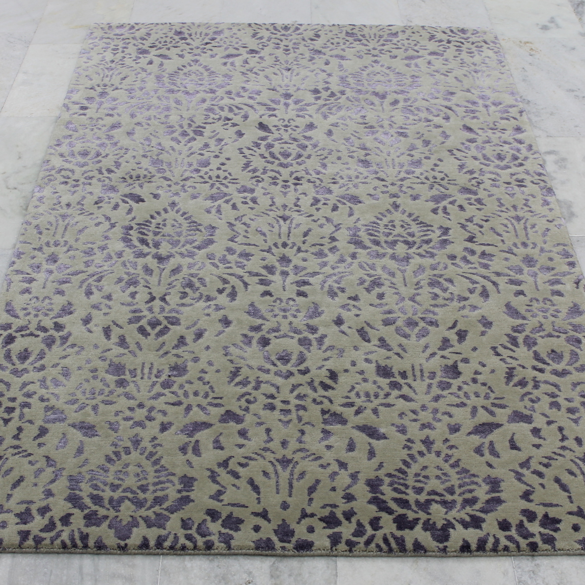 Traditional purple rug