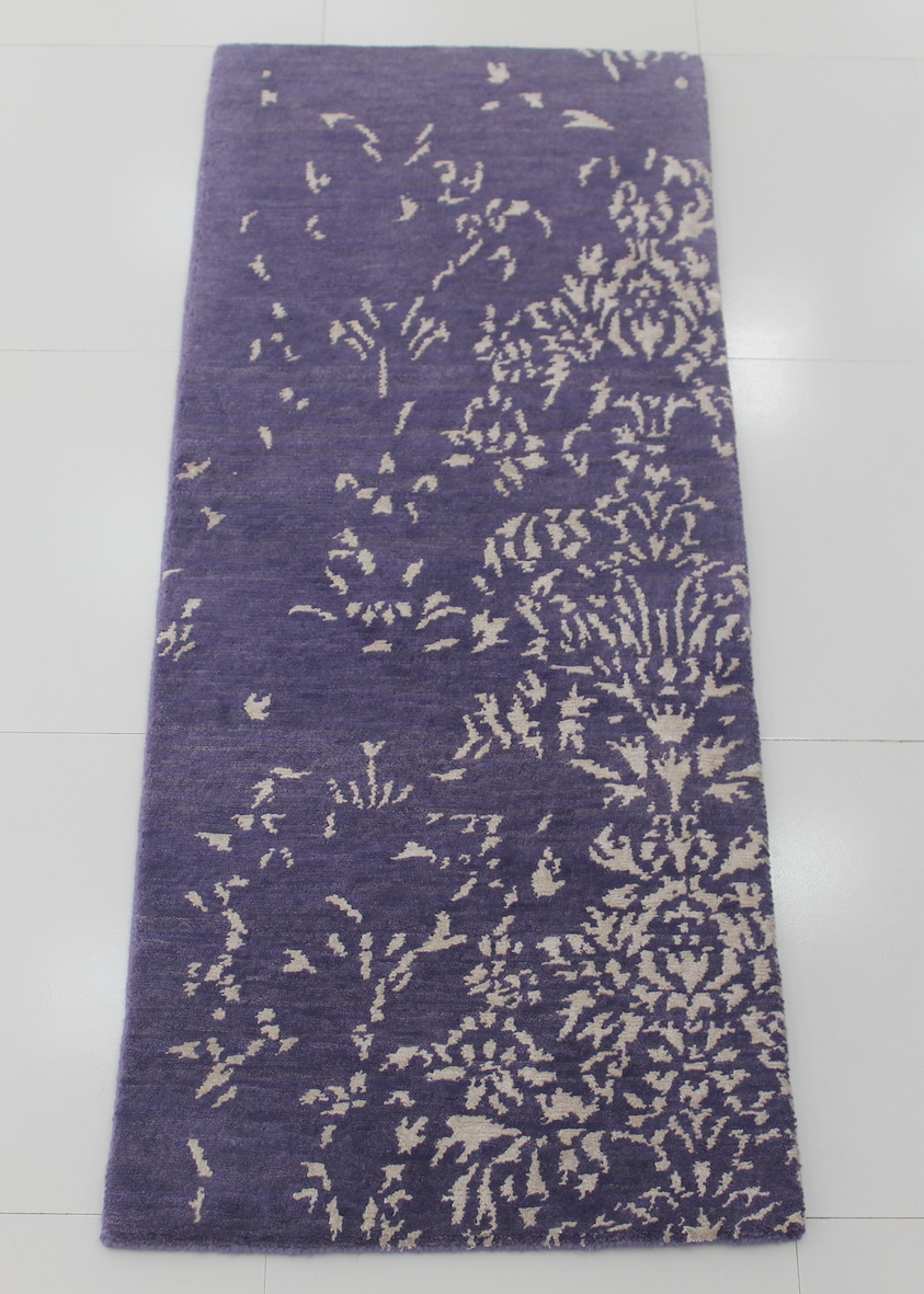 Traditional purple rug