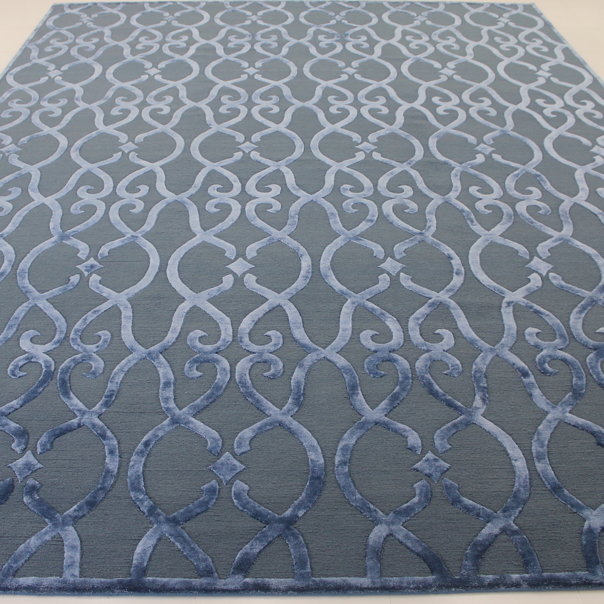 Classic blue rug
