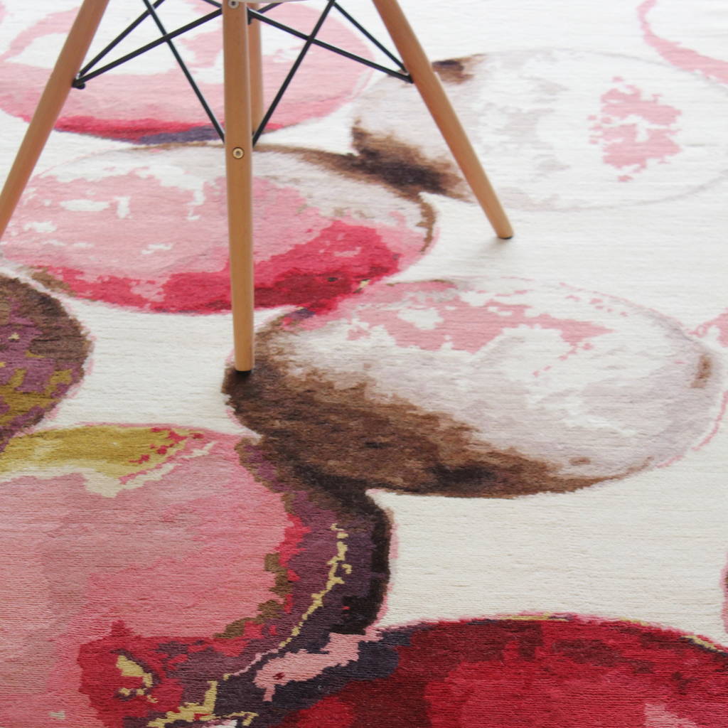 Modern Pink shape rug