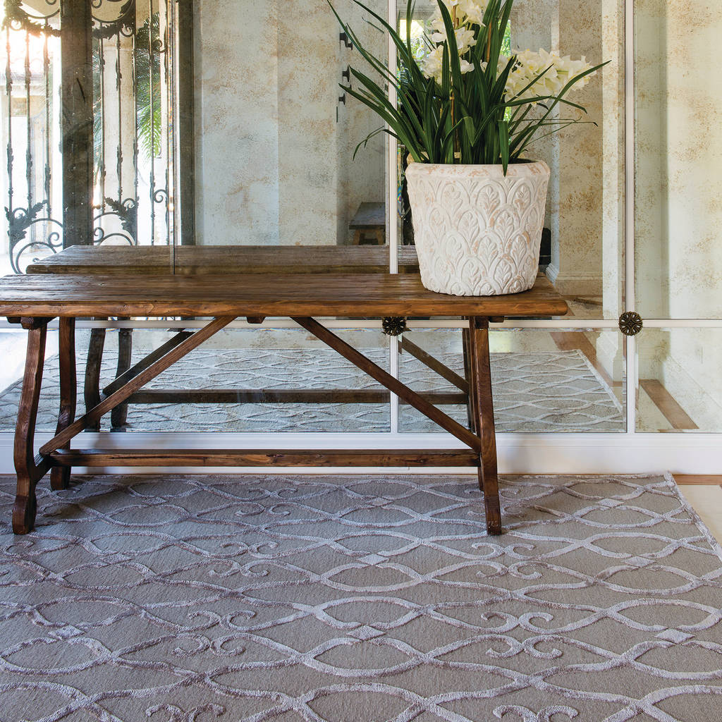 classic taupe rug
