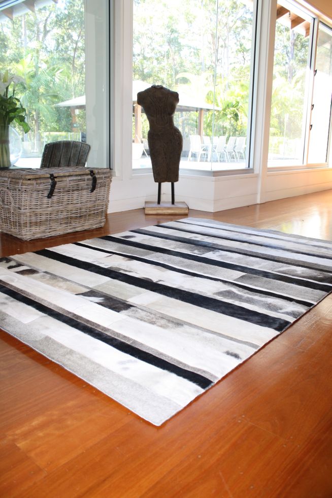 Cowhide rug