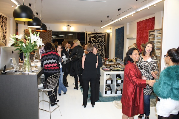 Rug showroom in Perth, opening party, designer rugs in Perth